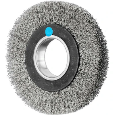 Afbeelding van PFERD 43701210 Ronde borstel breed ongetordeerd RBU Ø 150 x 25 mm variabel boorgat Ø roestvrijstalen draad 0,30 voor slijpblok 1 stuk(s)