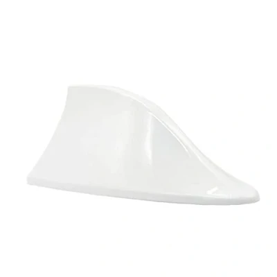 Afbeelding van Heart Horse Haaienvin Auto Antenne met Zelfklevende Basis voor AM/FM Radio Wit