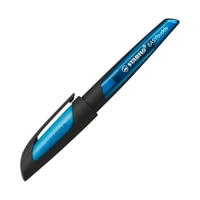 Image de STABILO stylo plume gaucher EASYbuddy enfant stylos L spéciale noir/bleu