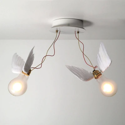 Afbeelding van Ingo Maurer Lucellino Doppio LED plafondlamp 2 l.