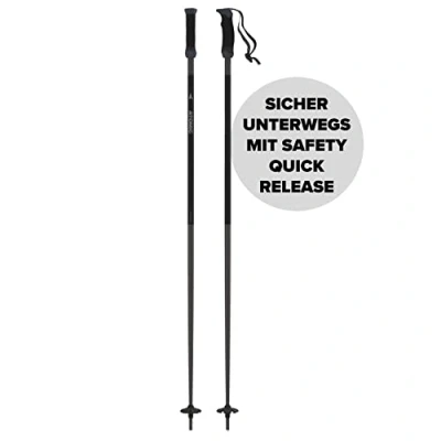 Afbeelding van Atomic, 1 paar skistokken All Mountain unisex 135 cm aluminium AMT SQS zwart AJ5005700135
