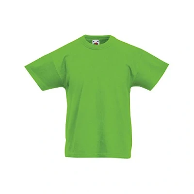 Afbeelding van Fruit of the Loom T shirt met korte mouwen voor heren, Lime Groen