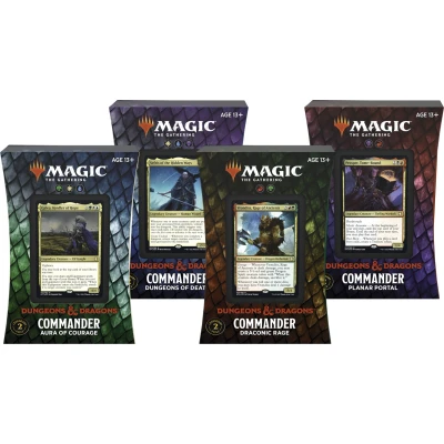 Afbeelding van TCG Magic The Gathering D&amp;D Forgotten Realms Commander Deck aura of courage