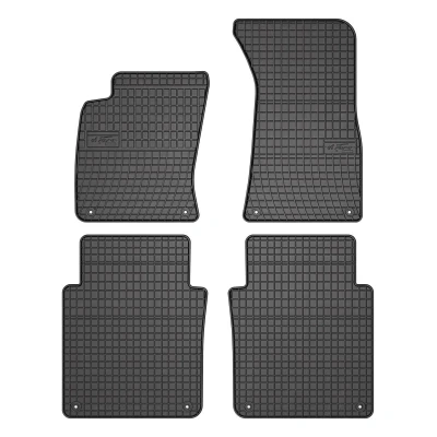 Afbeelding van FROGUM 401594 Vloermatset Rubber voor en achter 4 Zwart Op maat gemaakt