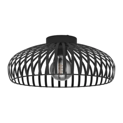 Afbeelding van EGLO Mogano 3 Plafondlamp E27 Ø 43 cm Zwart Staal