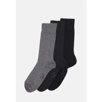Afbeelding van Falke heren Happybox sokken in 3 pack de kleur Grijs, maat: 43/46