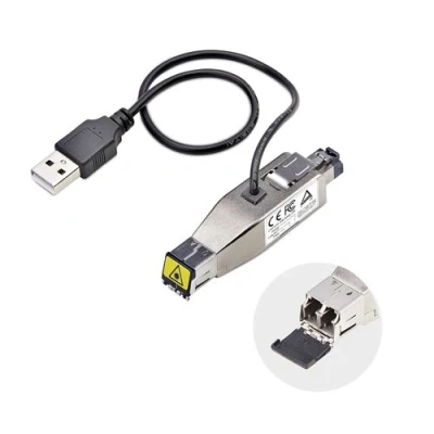Image de StarTech.com Gigabit Fiber to RJ45 Ethernet Media Converter, Micro Mini Convertisseur de média à fibre optique 1GbE 1000Base T, LX RJ 45 / monomode LC/multi mode LC jusqu&#039;à 10 km 1310 nm Conformité TAA