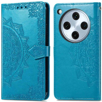 Afbeelding van imoshion Hoesje Geschikt voor Oppo Find X8 Mandala Bookcase Turquoise