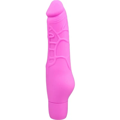 Afbeelding van Realistische siliconen vibrator roze