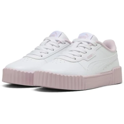 Afbeelding van PUMA Carina 3.0 Cutie PS Meisjes Sneakers White Rose Mauve