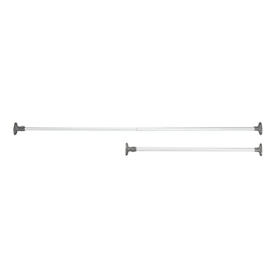 Afbeelding van WENKO Hercules kledingstang, uittrekbaar, 80 145 cm, metaal, wit