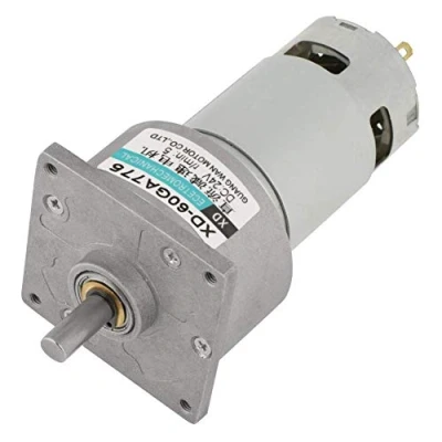 Afbeelding van Transmissiemotor, Walfront DC 12/24 V, 35 W, CW/CCW, verstelbare snelheidsreductiemotor van mini versnellingsbak (24 5 rpm)