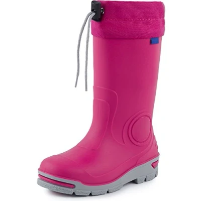 Afbeelding van Ladeheid LA RB 487 Dames Regenlaarzen Rubber Hoog Waterdicht PVC Rosa 31