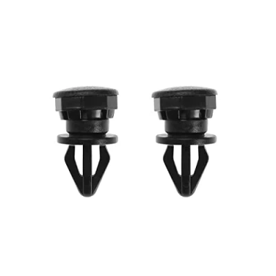Afbeelding van YINETTECH Set van 2 reserveclips voor pakketplank 799161KA2A compatibel met Nissan Juke 2010 2014, zwarte bagagehouders achter