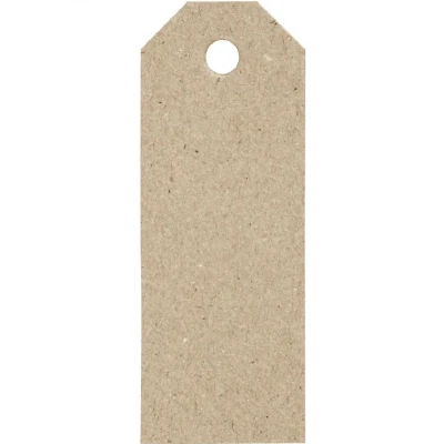 Afbeelding van Happy moments cadeaulabels naturel 20st