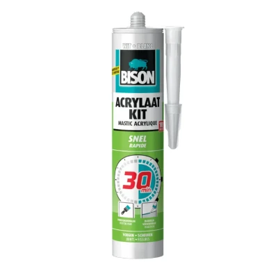 Afbeelding van Bison Acrylaatkit 30 min wit 300ml