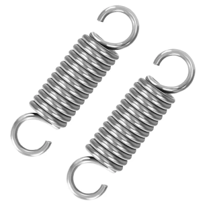 Afbeelding van GUNGY Set van 2 trekveren met roestvrijstalen haak, trekveer 60 mm, buitendiameter 16 draaddiameter 2,5 maximale trekkracht 19 kg, x