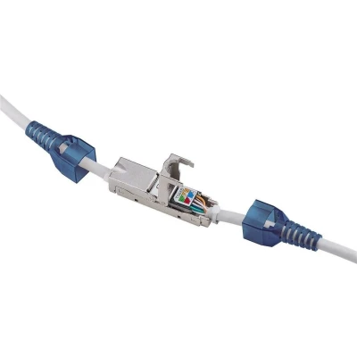 Afbeelding van Netwerk koppelstuk Goobay (Cat6a S/FTP)