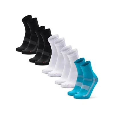 Afbeelding van DANISH ENDURANCE Korte Sport Sokken Lichte Compressie Anti Blaren 5 paar Meerkleurig Maat 39 42