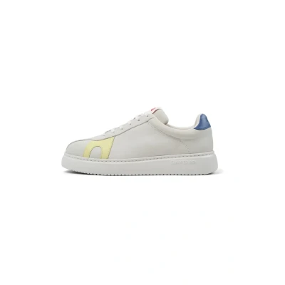 Afbeelding van Camper Runner K Twins Sneakers laag, Heren, Maat: 43, Weiß natural Leer