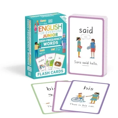Afbeelding van DK English for Everyone Junior High Frequency Words Flash Cards
