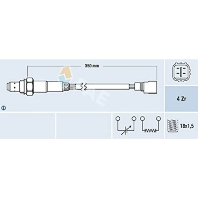 Afbeelding van Fae Lambda sonde 77385