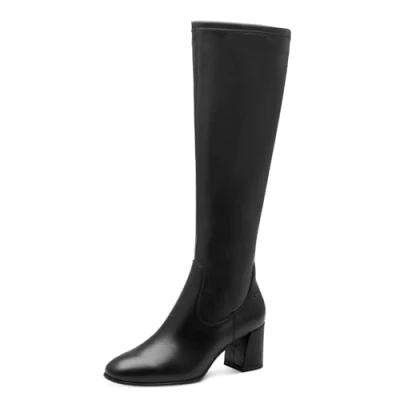 Afbeelding van Tamaris Laarzen, Dames, Maat: 37, Black Hoogwaardig imitatieleer