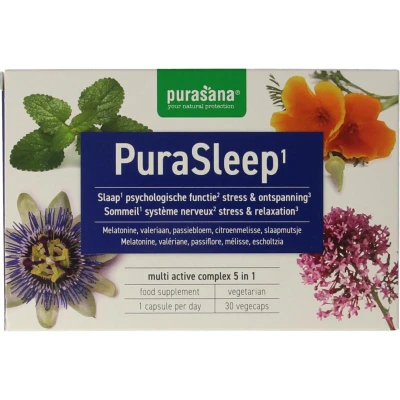 Afbeelding van 15% korting Purasana PuraSleep 30 capsules