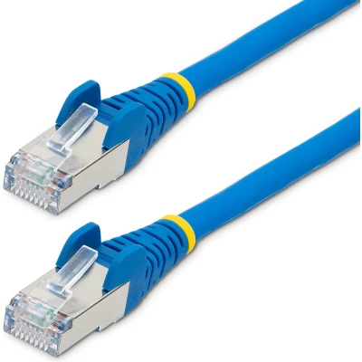 Afbeelding van Stevige UTP netwerkkabel categorie 6 Startech NLBL 1M CAT6A PATCH Blauw 1 m