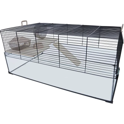 Afbeelding van Interzoo hamsterkooi Vision 78 zwart Gebr. de Boon