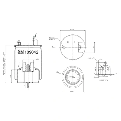Afbeelding van Febi Bilstein Veerbalg 109042