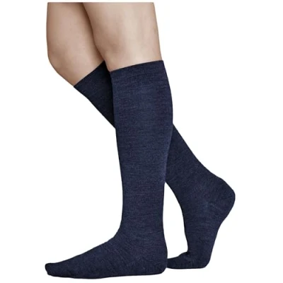 Afbeelding van VITSOCKS Hoge Merino wollen sokken, 80% warm, dames, knielang, voor de winter, Navy Blauw
