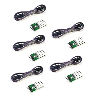 Afbeelding van Fasizi 5 x SHTC3 digitale temperatuur en luchtvochtigheidsmeetmodule met vochtigheidssensor I2C communicatie