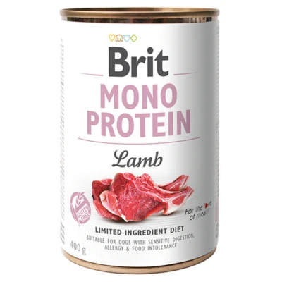 Afbeelding van Brit Blik Care Mono Protein 400 g Hondenvoer Lam