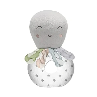 Afbeelding van baby geschenk rammelaar knuffel cadeau kraamcadeau feestdagen