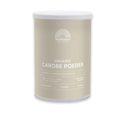Afbeelding van Mattisson Biologisch Carobe poeder 400 g