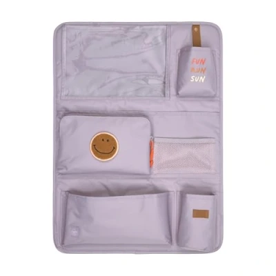 Afbeelding van LÄSSIG Opvouwbare auto achterbank organizer om op te hangen/Car Wrap to Go Lila, Modern, Lila., Modern
