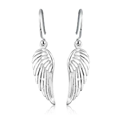 Afbeelding van Elli WING Oorbellen, Dames, Maat: One Size, Silber