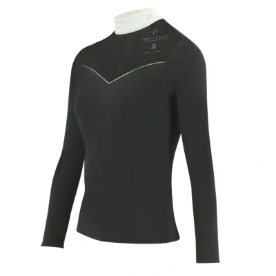Image de EQUITHÈME Polo Valencia Noir L