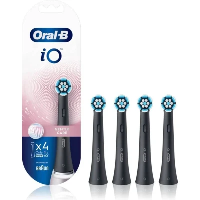 Afbeelding van Oral B iO Gentle Care Opzetborstels Zwart 4 stuks
