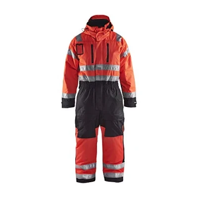 Afbeelding van Blaklader Winteroverall High Vis 6763 1977 Rood/Zwart D112