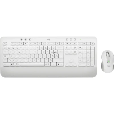 Afbeelding van Logitech Signature MK650 Combo For Business toetsenbord Inclusief muis RF draadloos + Bluetooth AZERTY Frans Wit