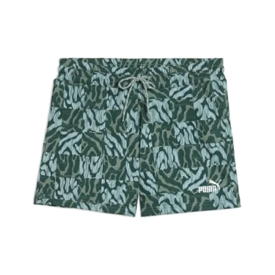 Afbeelding van ESS GRAPHIC halfhoge short voor Dames, Groen, Maat M PUMA
