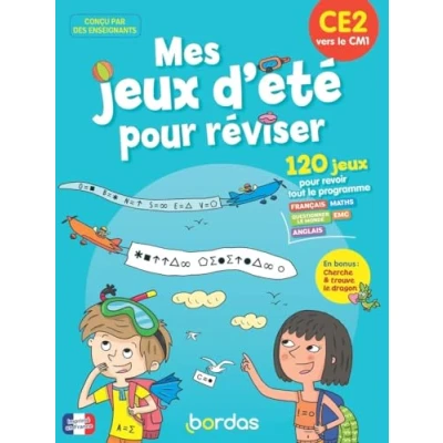 Afbeelding van MES JEUX D&#039;ETE POUR REVISER DU CE2 VERS LE CM1