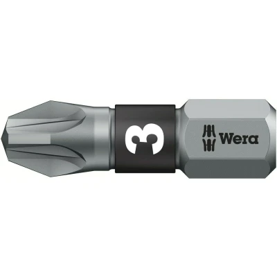 Afbeelding van Wera 1/4&quot; pozidrive bitorsion bit pz3 x 25mm