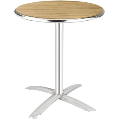 Afbeelding van Bolero ronde tafel met kantelbaar essenhouten blad 60cm