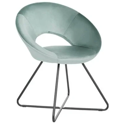 Afbeelding van Beliani RACHEL Fauteuil Mintgroen Fluweel