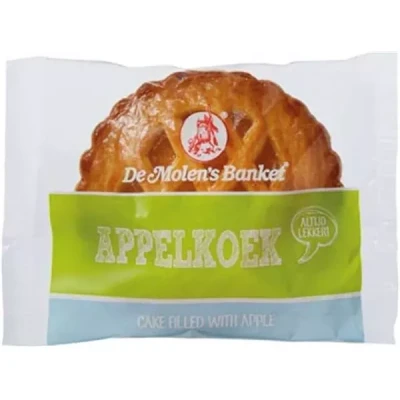 Afbeelding van De Molen Appelkoek, Individueel Verpakt, 50 G Koekjes