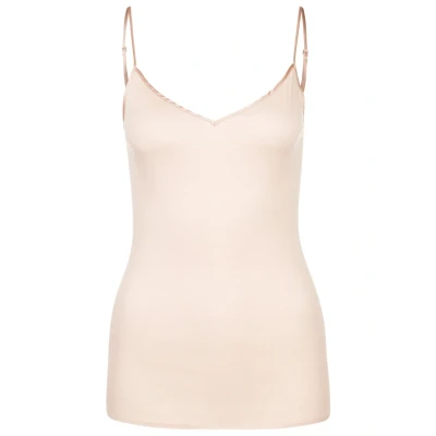 Afbeelding van Hanro dames Naadloze top met spaghettibandjes in de kleur Beige, maat: XS