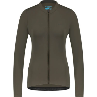 Afbeelding van Shimano Kaede Thermal Jersey Met Lange Mouwen Groen M Vrouw